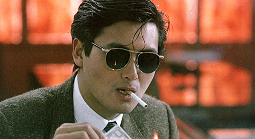 Chow Yun Fat being cool