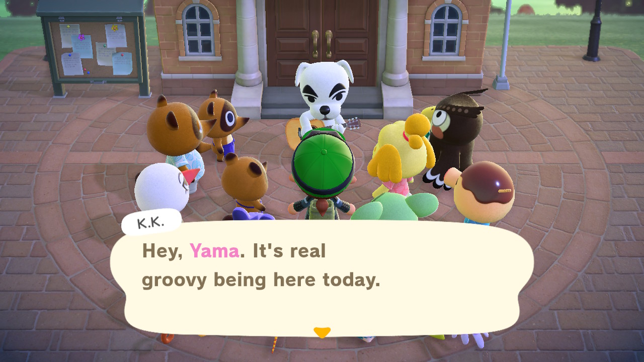 minecraft animal crossing text pac