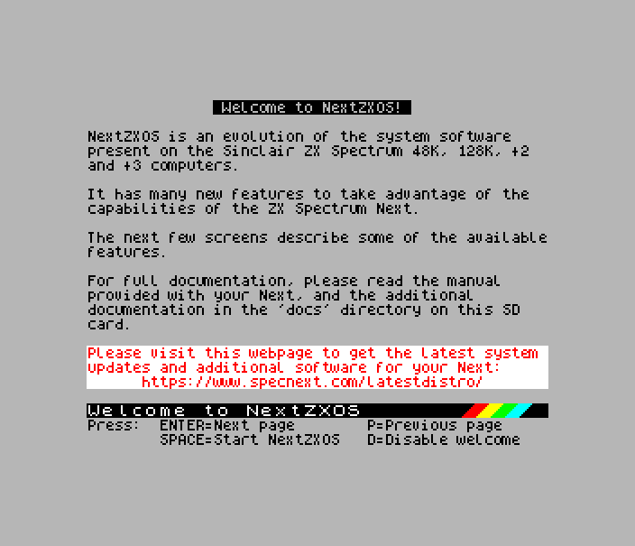 Software – ZX SPECTRUM NEXT